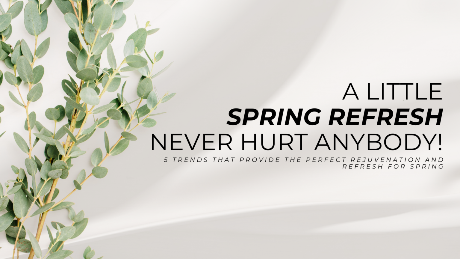 A Little Spring Refresh Never Hurt Anybody! | Dr. Castellano Imagelift ...