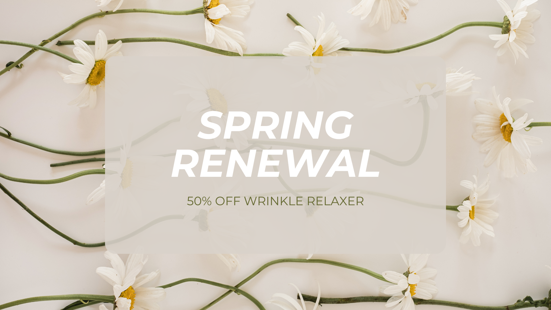 “Spring Renewal” | 50% Off One Area Of Wrinkle Relaxer | Dr. Castellano ...