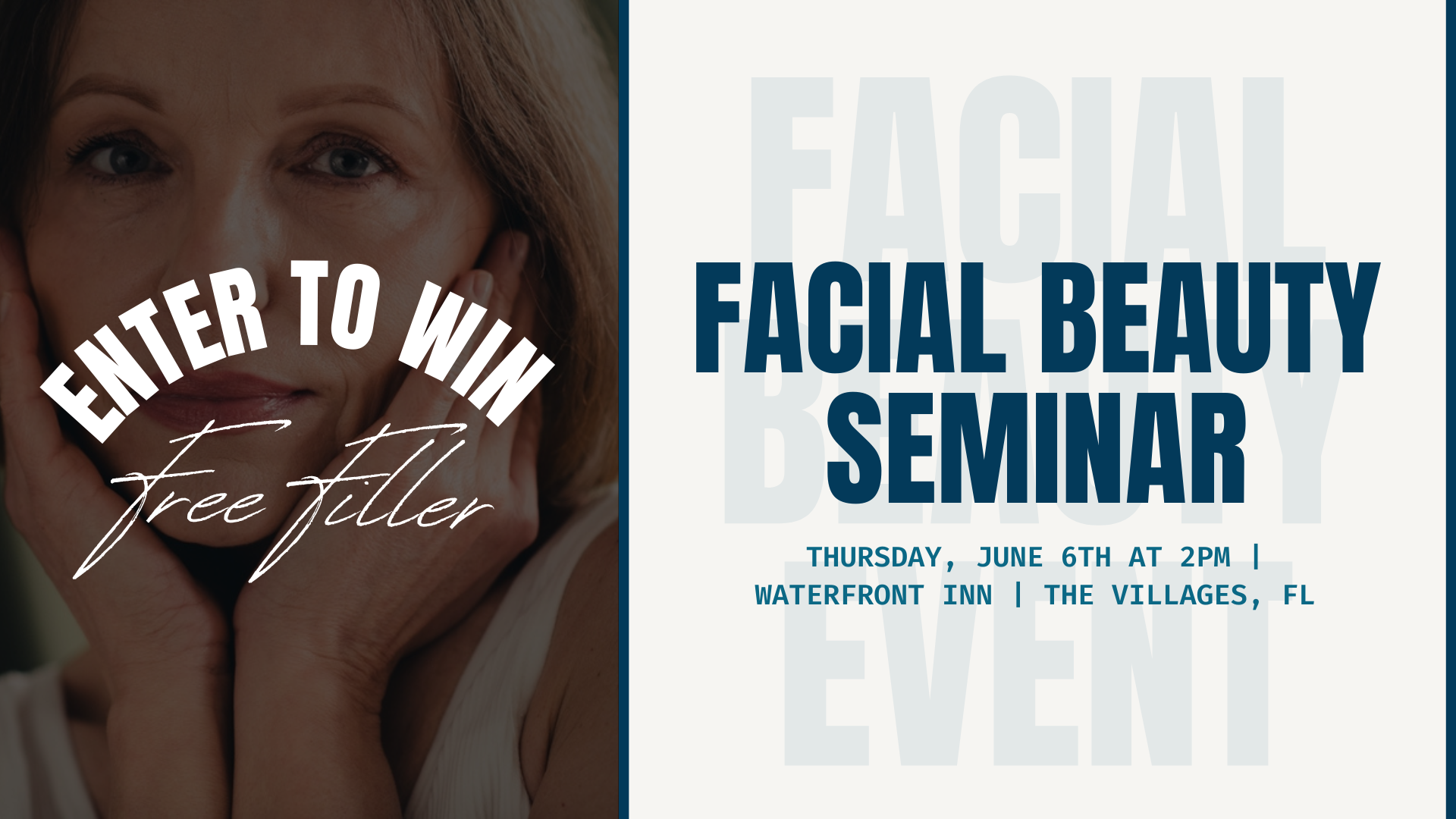 Join Our Facial Beauty Seminar For A Chance To Win Free Filler | Dr ...